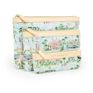 The Hamilton Princess Bermuda x SteamLine - Cosmetic Case Set