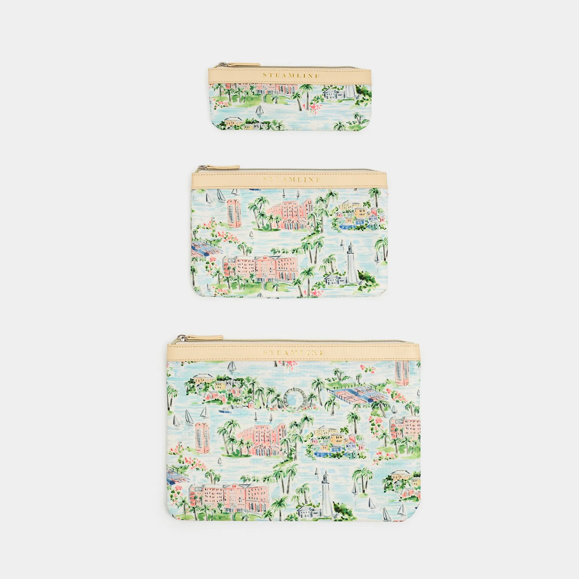 The Hamilton Princess Bermuda x SteamLine - Cosmetic Case Set