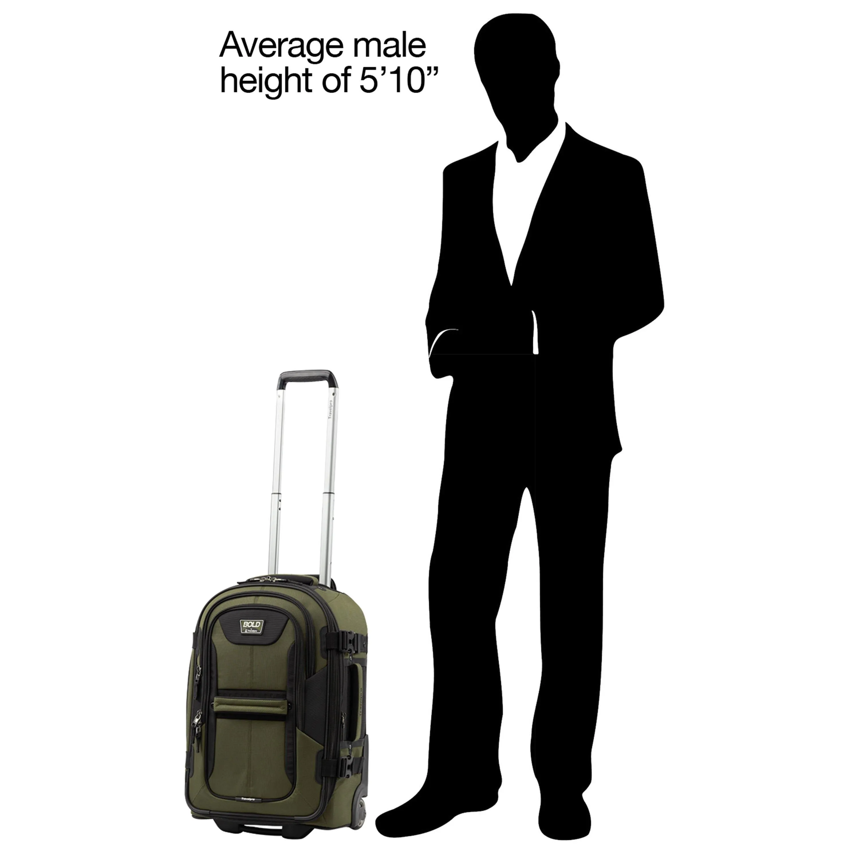 TravelPro Bold 22" 2-Wheel Carry-On Luggage