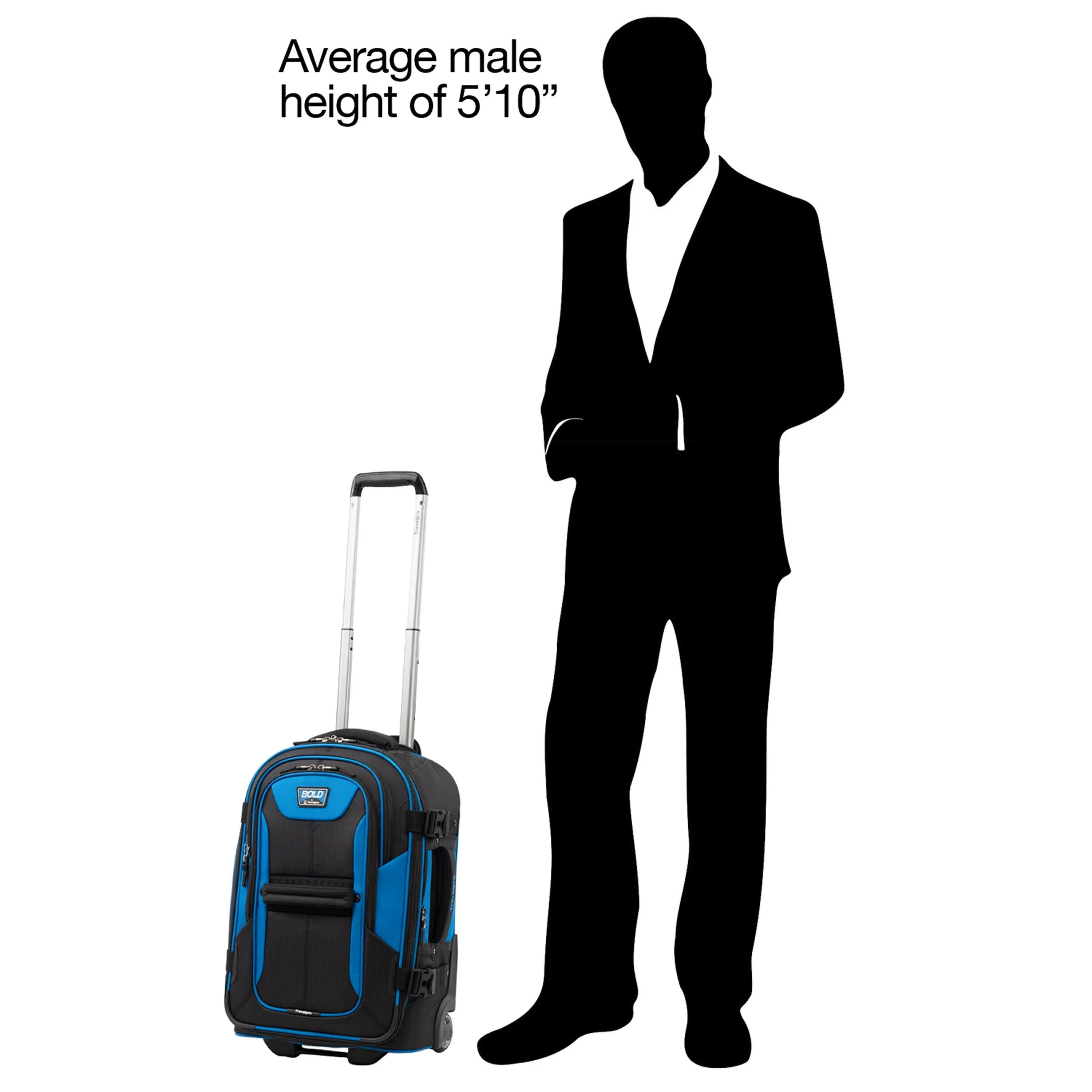 TravelPro Bold 22" 2-Wheel Carry-On Luggage
