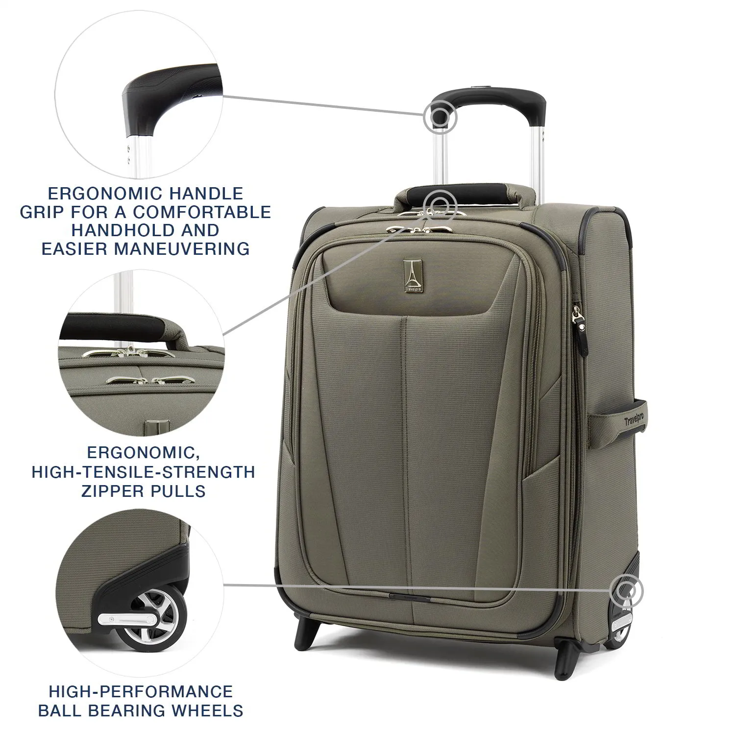 Travelpro Maxlite 5 Lightweight International Expandable Carry-On Rollaboard (2-Wheeled)
