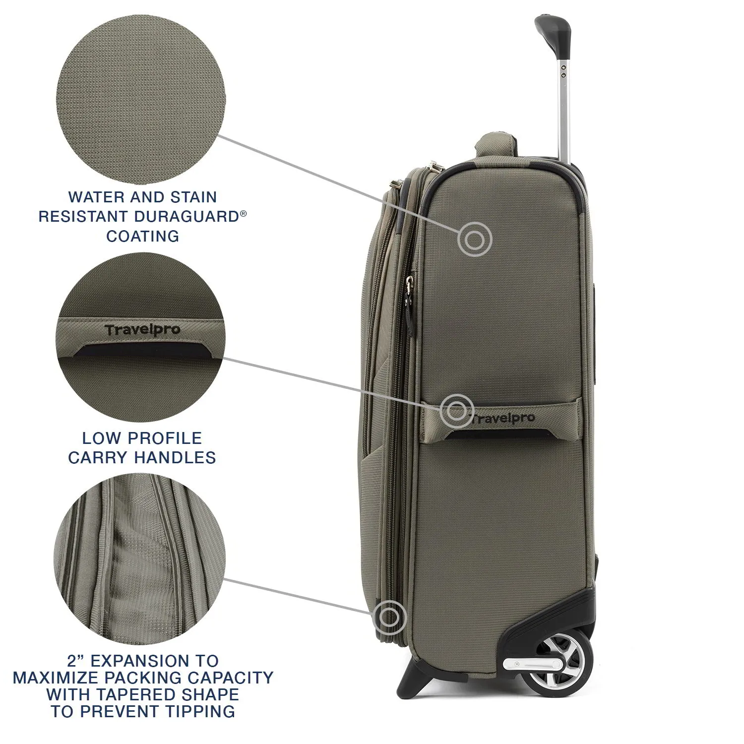 Travelpro Maxlite 5 Lightweight International Expandable Carry-On Rollaboard (2-Wheeled)