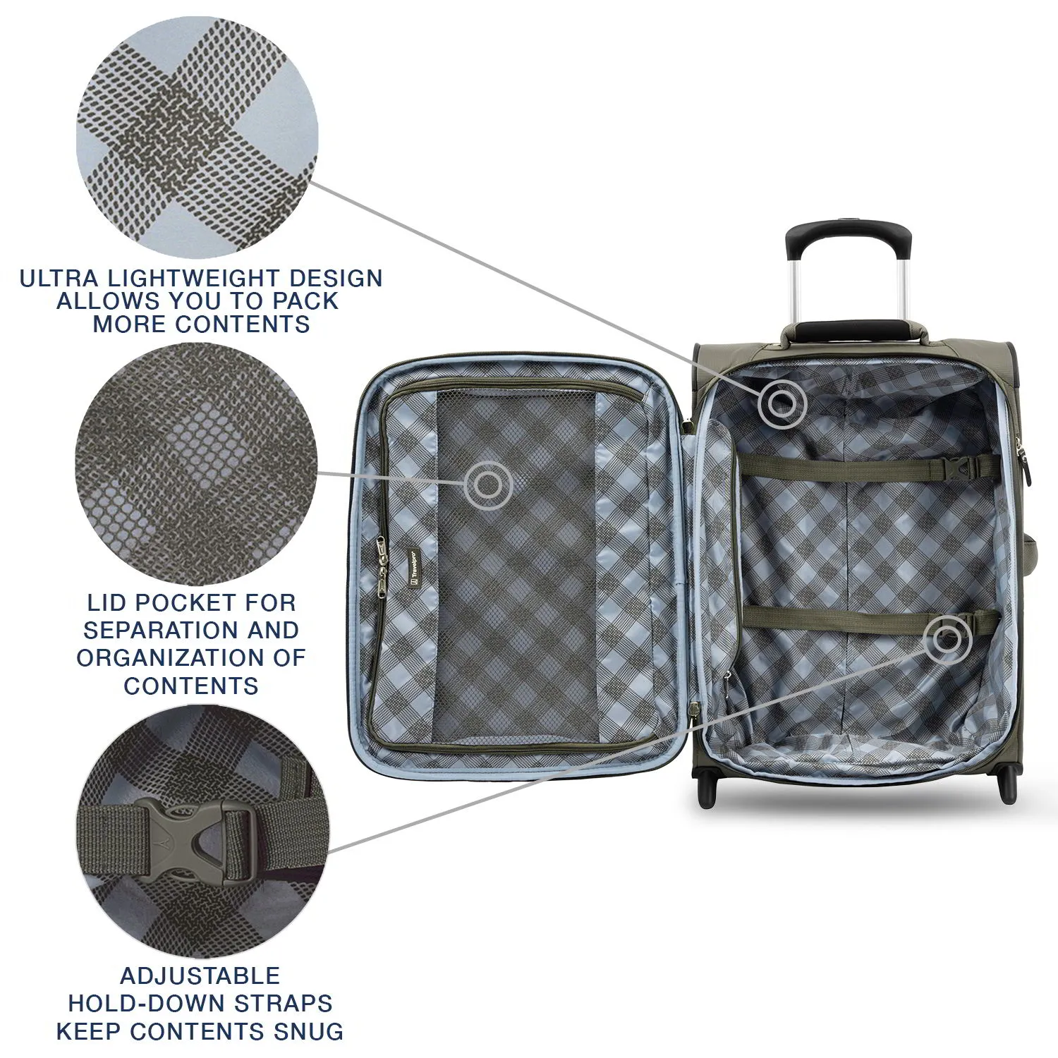 Travelpro Maxlite 5 Lightweight International Expandable Carry-On Rollaboard (2-Wheeled)
