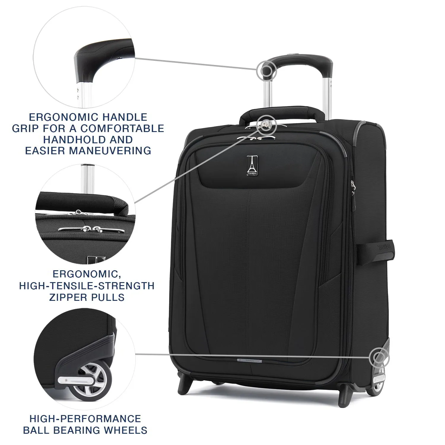 Travelpro Maxlite 5 Lightweight International Expandable Carry-On Rollaboard (2-Wheeled)