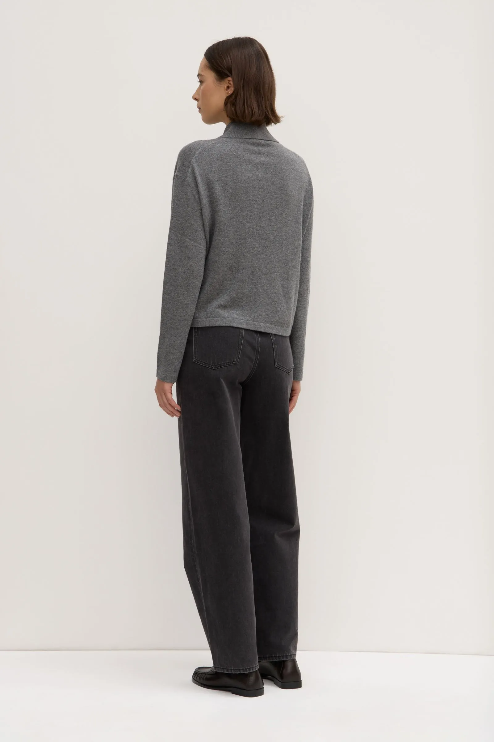 Wool Cashmere Knit Cardigan