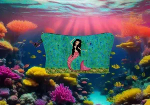 Zippered Pouch - Mermaid